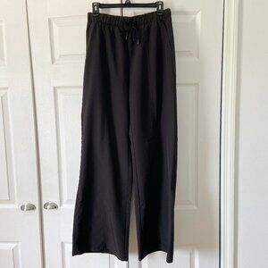 90 Degrees By Reflex Medium Black Extra Wide High Waisted Sport Pants